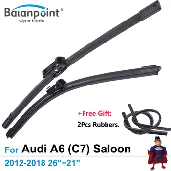 

Wiper Blades for Audi A6 (C7) Saloon 2012-2018 26"+21", Set of 2, Wipers for Car