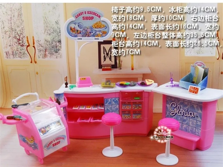 Ресторан для Барби принцесса подарочный набор Большая роскошная вилла кухня девочка игрушка игровой дом для детей
