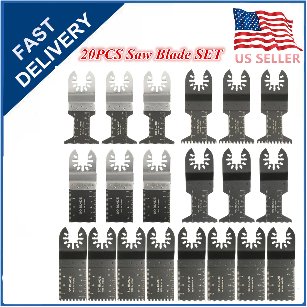 Baratos 20 piezas oscilante hoja de sierra multiherramienta para accesorios dremel herramienta oscilante cuchillas multiherramienta para renovador, Fein Multimaster