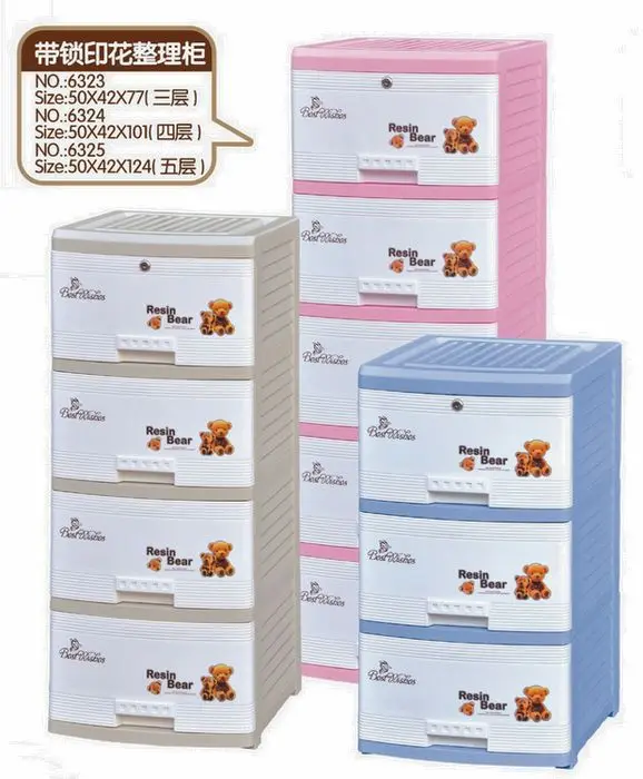 Cheap Hong Jia Thickening Panel Abs Plastic Storage Cabinets