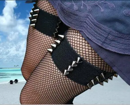 Free shipping vice soaring gothic kawaii garters elastic BDSM punk rock crush alternative sexy garter |