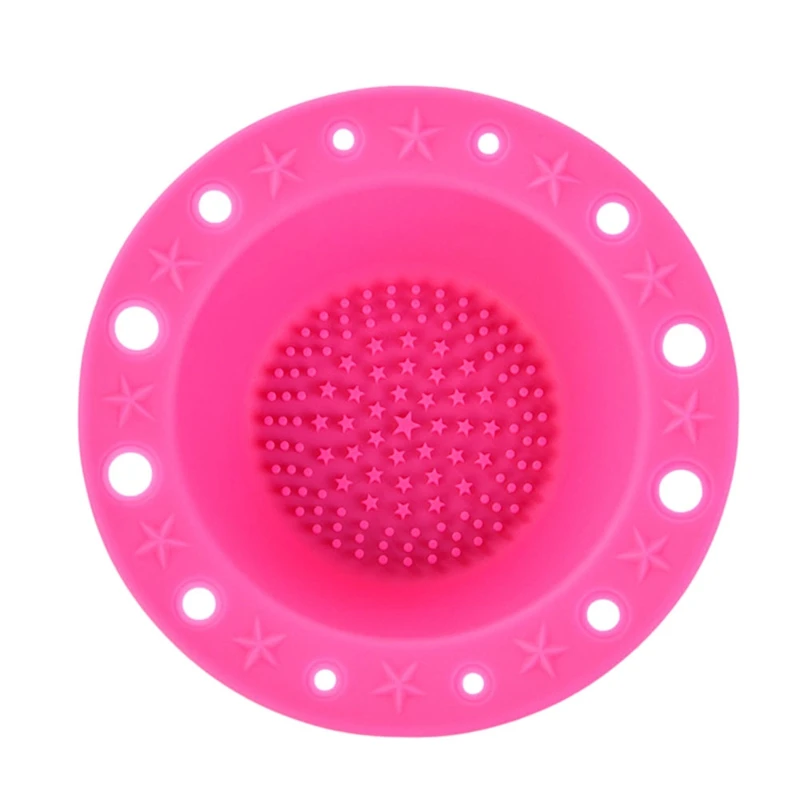 

Silicone Makeup Brush Cleaner Cleaning Tool Cosmetic Pen Holder