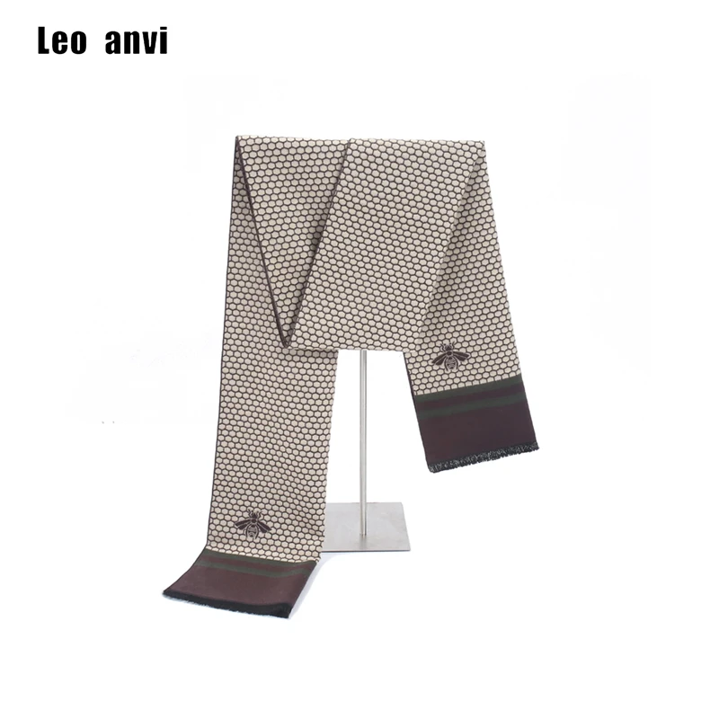 foulard luxury cashmere scarf for men's winter leisure business Plaid neckwear and long Scarves style man gift