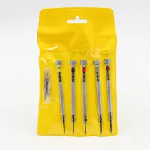 5pcs Screwdriver And Cutter Head Watches Tools Repair Kit Clock Multi Size Band Removal Mini Silver Link Pins Watchmakers Tool