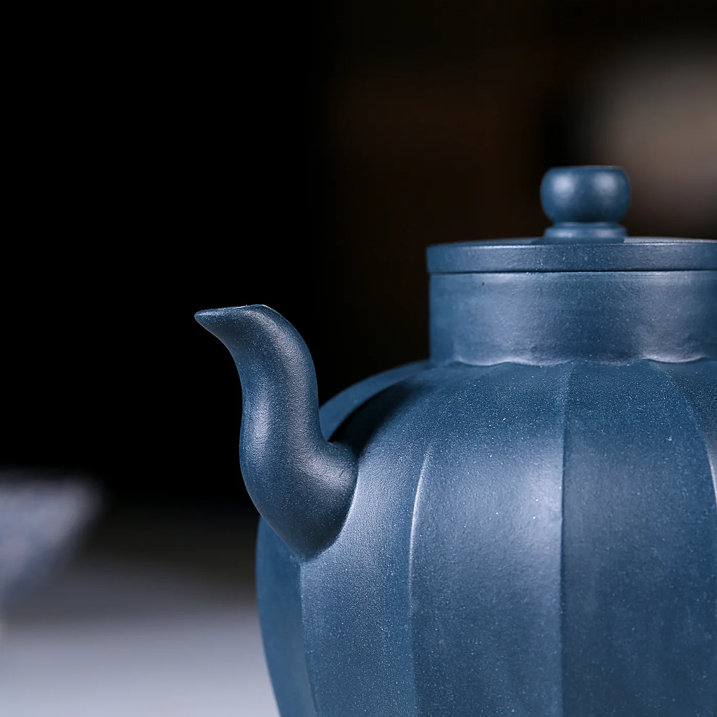 Yixing название Yixing Полный ручной Mu древний веер Пэн Сюань лазурный грязевой чайный кунг-фу интернет-Путешествия Чайный набор чайник
