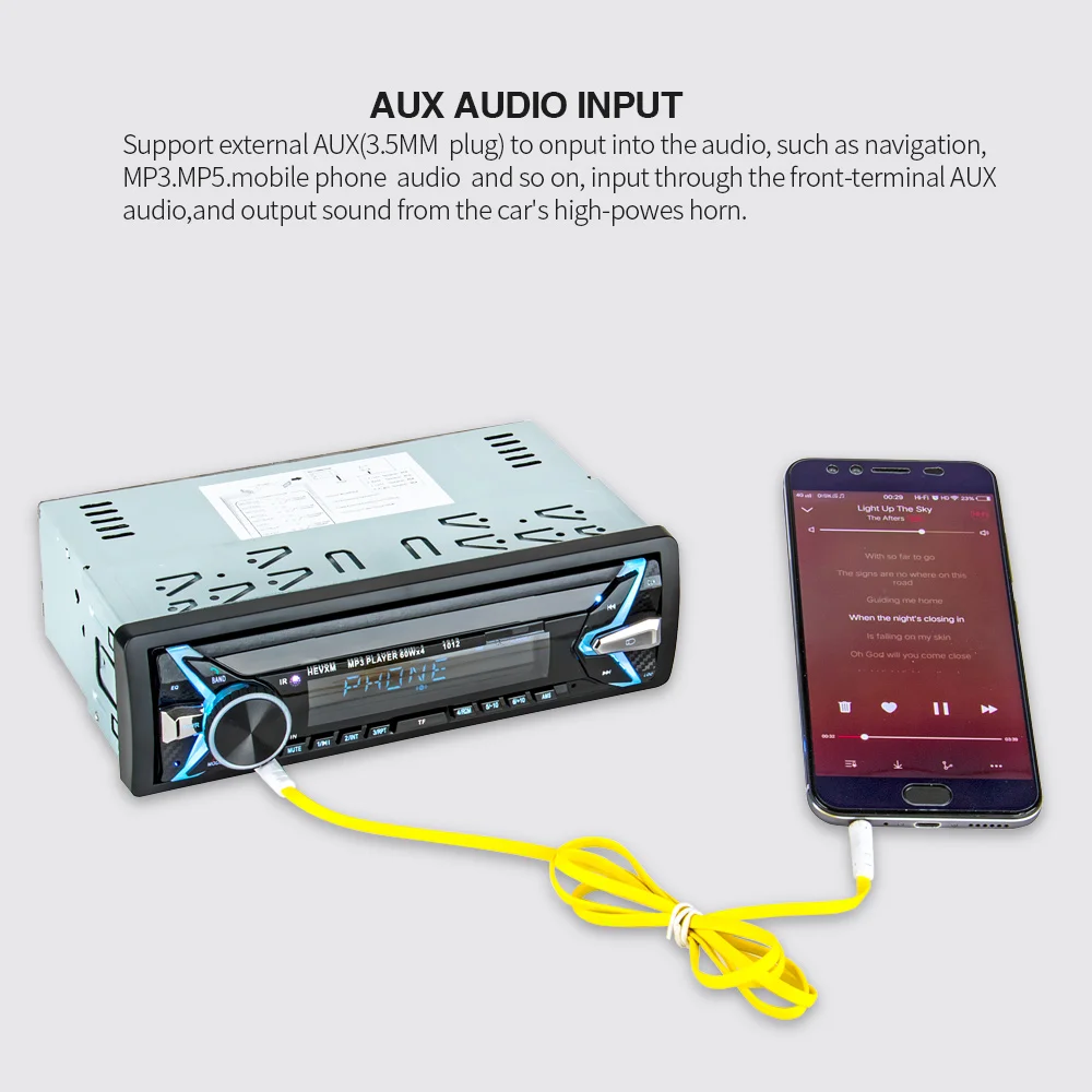 Универсальный в тире 1 Din автомобильный стерео радио Coche Авторадио Bluetooth Handsfree A2DP FM USB TF AUX аудио Авто Электроника Авторадио