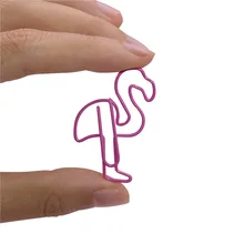 1000 шт креативные розовые металлические Фламинго милые закладки офисные школьные бумажные зажимы канцелярские принадлежности Подарочные канцелярские принадлежности закладки клип