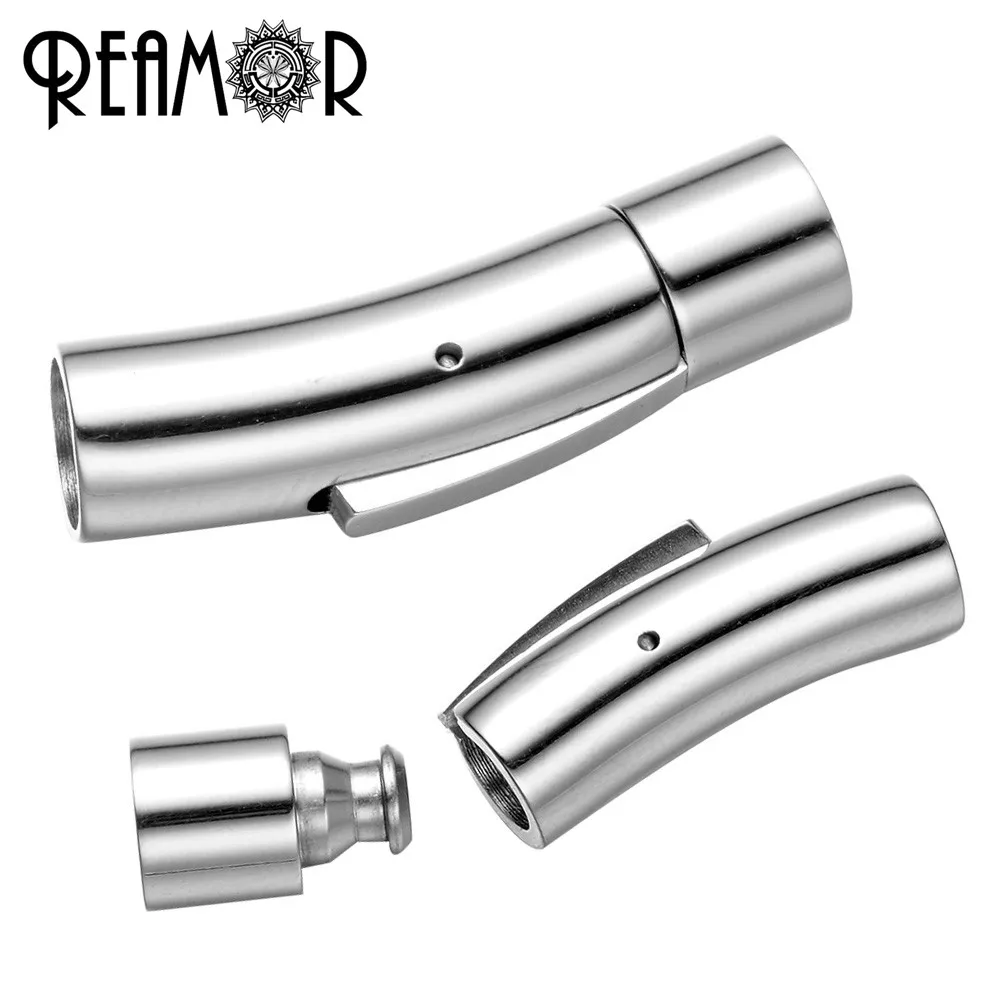 REAMOR 5 шт. размер отверстия 4/5/6/8 мм застежка крючок из нержавеющей стали 316L пряжка