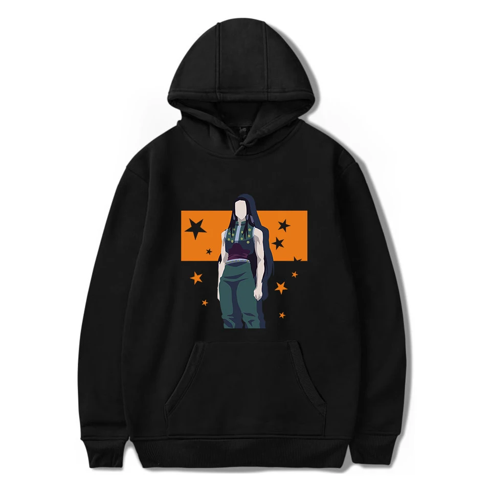 

New hot street hip hop youth sweatshirt hisoka print hoodie men's women's casual shirt high quality loose comfort hoodie xxs-4xl