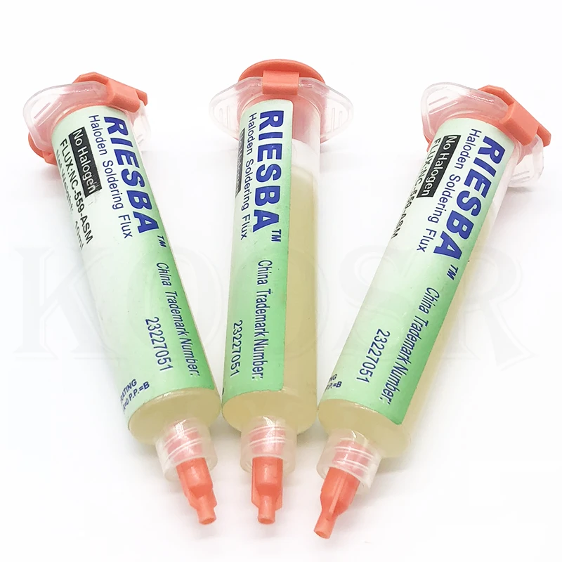 RIESBA NC-559-ASM BGA No-Clean паяльная паста Сварка Расширенный масляный поток Смазка 10cc Инструменты для ремонта пайки