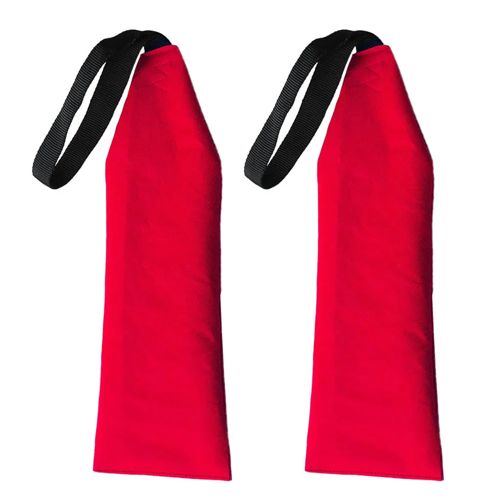 2Pcs Kayak Safety Red Flag Mount Kit Travel Flag Canoe Kayak Long Load SUP Towing Warning Flag with Webbing Kayak Accessories