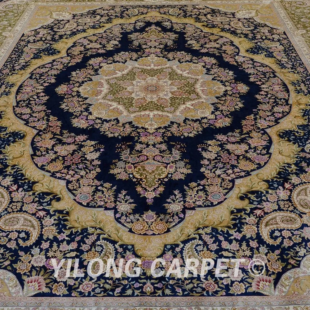 Yilong 9'x12 традиционные персидский ковер ручной работы большой vantage ковры традиционные (0334)