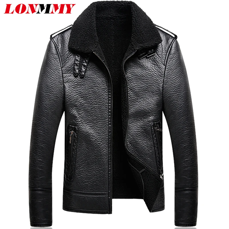 jaqueta de couro com forro