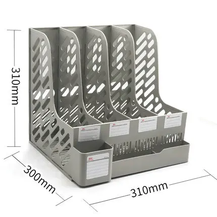 Офисный стол файл Органайзер держатель для документов А4 ящик для папок Многофункциональный пластиковый органайзер для файлов, папок - Цвет: 4 Joint Box
