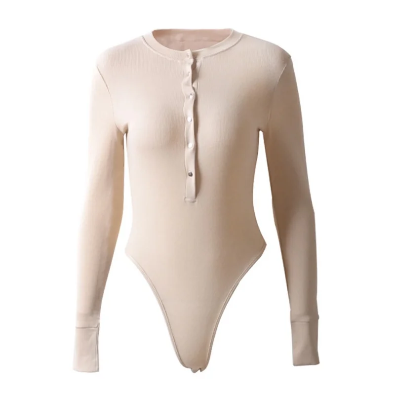 Women Long Sleeve Buttons Rompers Black Sexy V Neck Knitted Bodysuit Womens Jumpsuit 2019 Casual One-pieces Bodysuits Women Long Sleeve Buttons Rompers Black Sexy V Neck Knitted Bodysuit Womens Jumpsuit 2019 Casual One-pieces Bodysuits