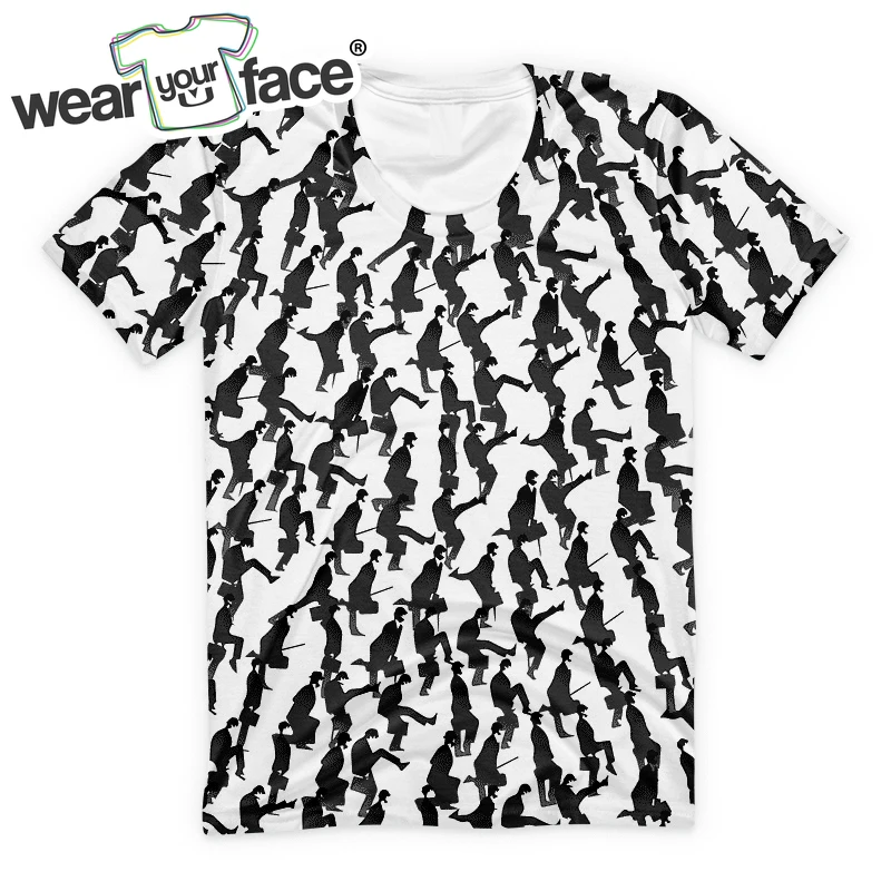 

Ministry of Silly Walks Collage 3D All Over Printed T Shirt Summer Hipster Streetwear Short Sleeve Harajuku Unisex Men Clothing