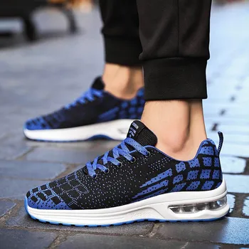 

Fashion Versatile Men'S Casual Sports Shoes Breathable & Comfortable Hard-Wearing & Anti-skid Lace-up Men'S Running Shoes Male