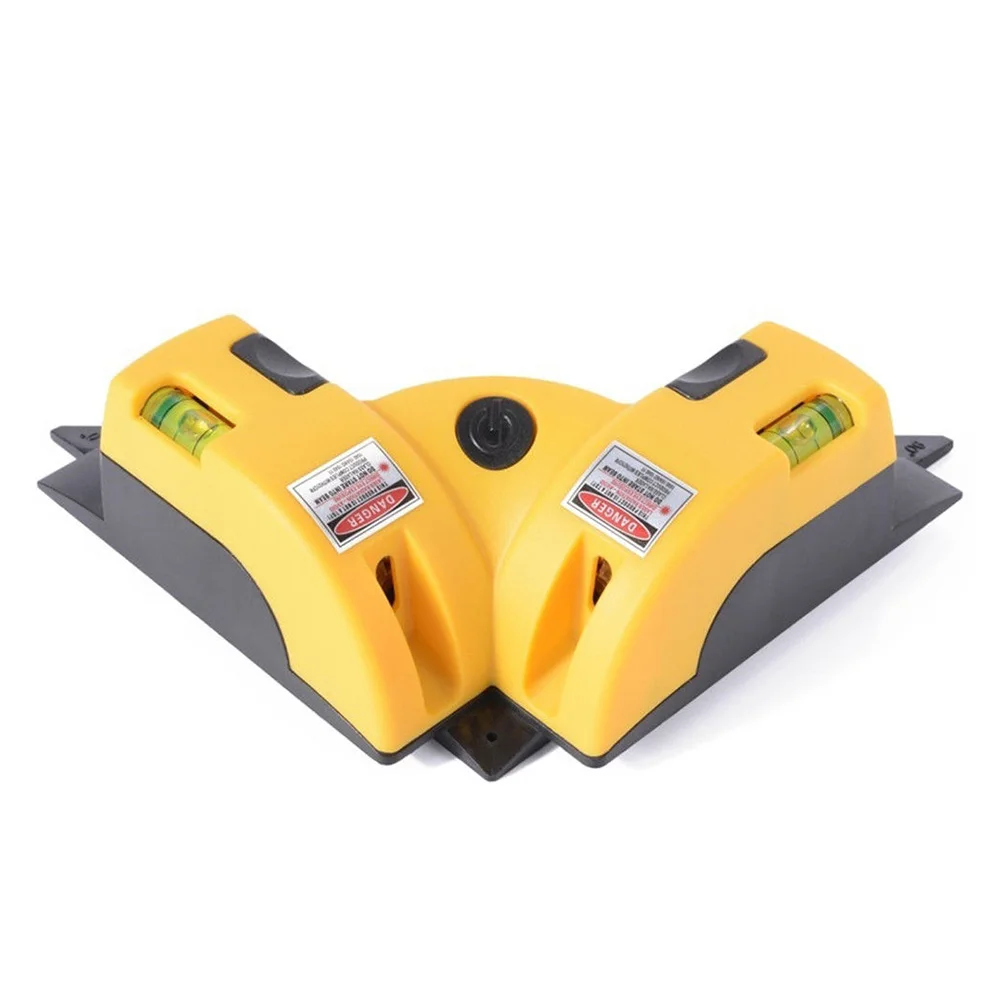 

Right Angle 90 Degree Horizontal Vertical Projection Square Level Red Light Line Tool --M25