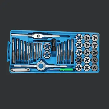 

40 Pcs Metric M3-M12 Wrench Screw Threading Hand Tools Dies Wrench Taps Alloy Metal Plugs Taps DIY kit Wrench Set