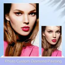 5D DIY Алмазная картина квадратная полная фотография на заказ Алмазная вышивка распродажа дрель круглое изображение горного хрусталя подарок ручной работы