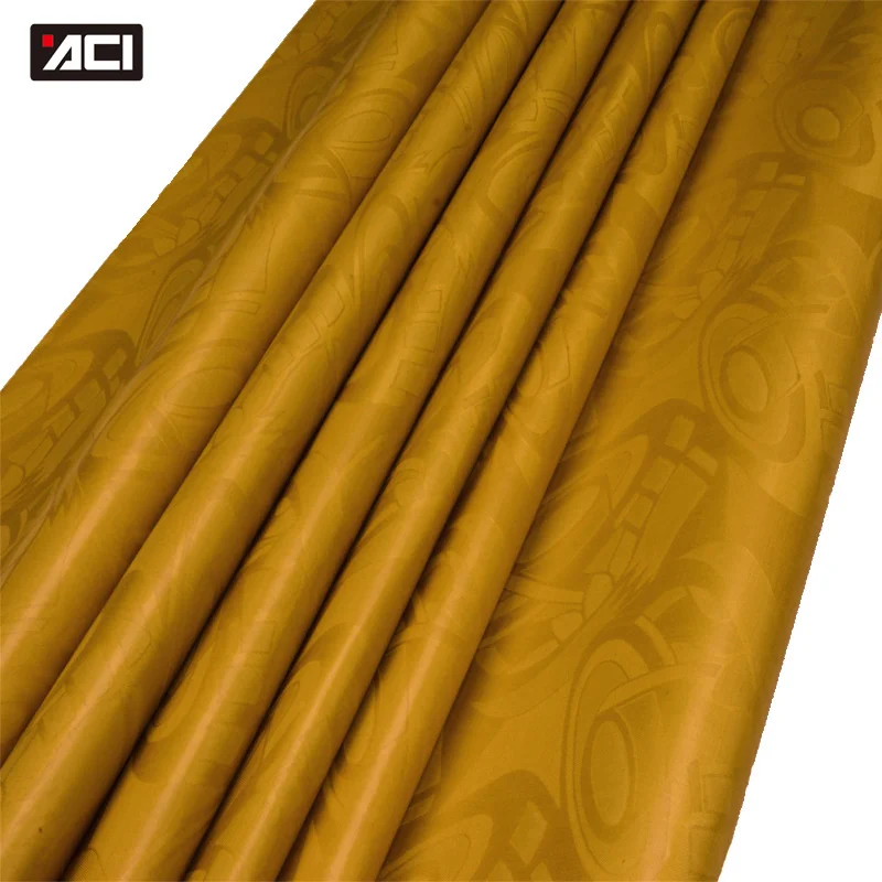 

ACI-Germany Quality West Africa Bazin Riche Guinea Brocade Cotton Damask Fabric African Clothing Textile For Wedding Party