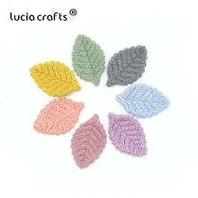 Lucia crafts 16*26 мм Искусственные листья скрапбукинг ручной работы DIY ВЕНОК листва лист Свадебные украшения, аксессуары B0805