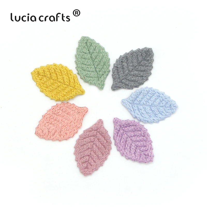 Искусственные листья для скрапбукинга Lucia crafts 16*26 мм ручная работа венок листва