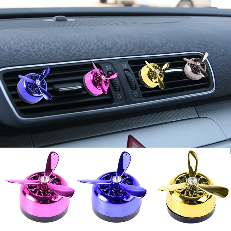 

ABS Air Force 3 Propeller Aroma Perfume Diffuser Vents Outlet Fragrance Clip Automobiles Interior Decoration Air Freshener 2018