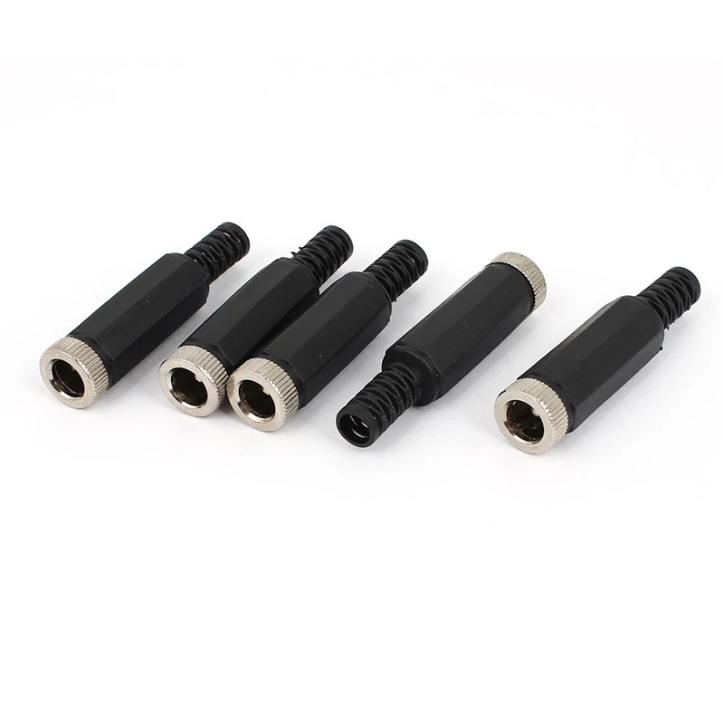 IG-2.1mm x 5,5 мм DC Мощность Гнездовой разъем Jack адаптер разъем 5 шт