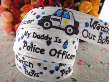 

WQ16041941, new arrival 1'' 25mm 5 yards Father's Day printed grosgrain ribbons cartoon ribbon handmade hair bows