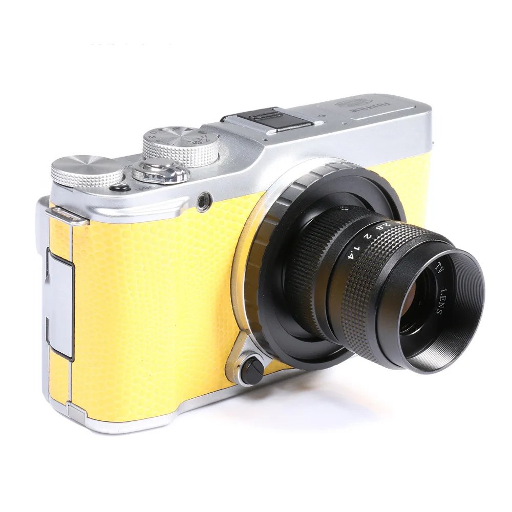 Fujian 25 мм F1.4 объектив для камеры видеонаблюдения + кольцо крепления на C FX Fuji Fujifilm X