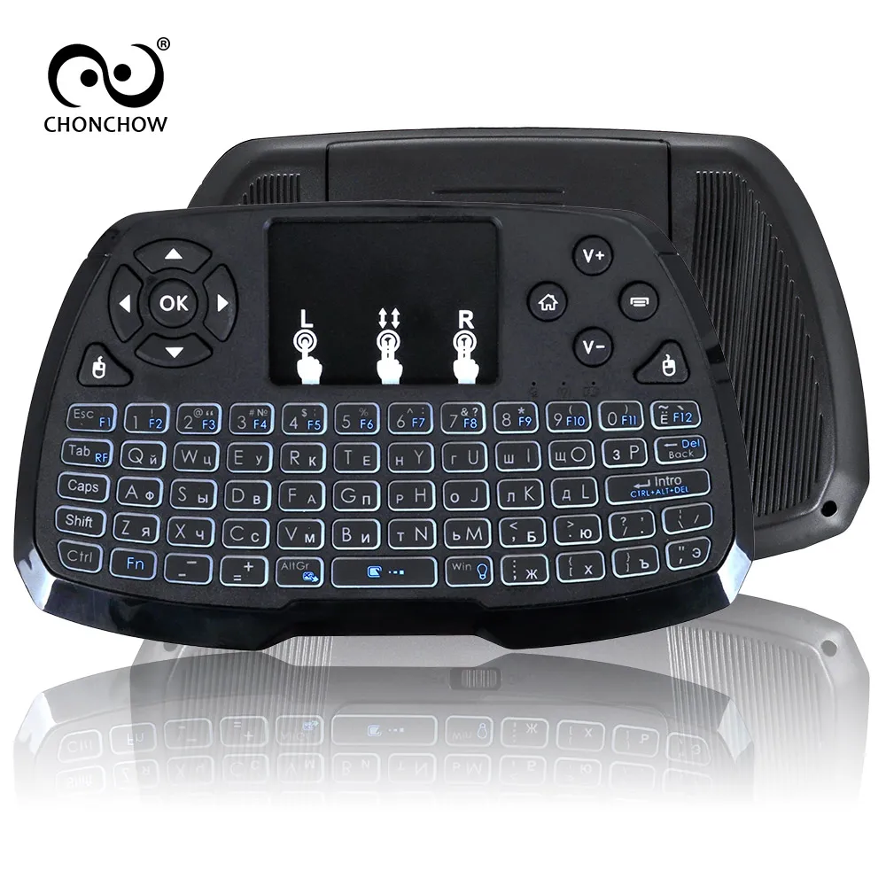 Backlit 2 4GHz Wireless Keyboard Touchpad Mouse Handheld Remote Control 4 Colors Backlight for Android TV 1 Backlit 2 4GHz Wireless Keyboard Touchpad Mouse Handheld Remote Control 4 Colors Backlight for Android TV 1