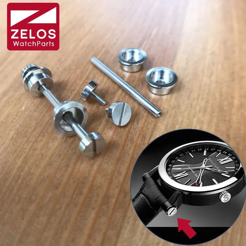 2pieces/set 26mm watch screw tube rod for Sotirio Bulgari watch lug