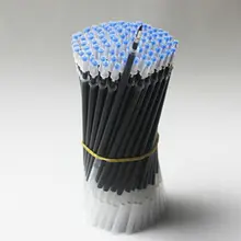 100 шт 0,5 мм нейтральные со сменным стержнем черные заполненные Углеродные Водосборники офисные экзамены универсальные заправки(иглы/пули типа