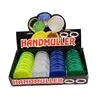 12Pcs/Pack Dia:60MM 3 Layers Pure Mackaki Plastic Pepper Mill Acrylic Spice Crusher Hand Muller Mixed Color 2