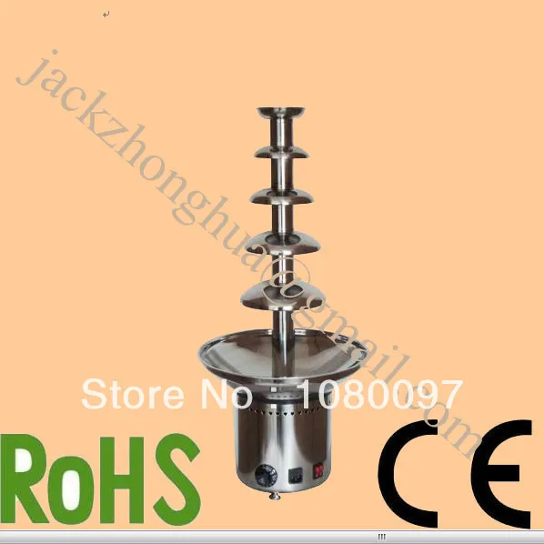 7 layers 103cm height 304 stainless steel commercial chocolate fountain chocolate waterfall machine chocolate melting