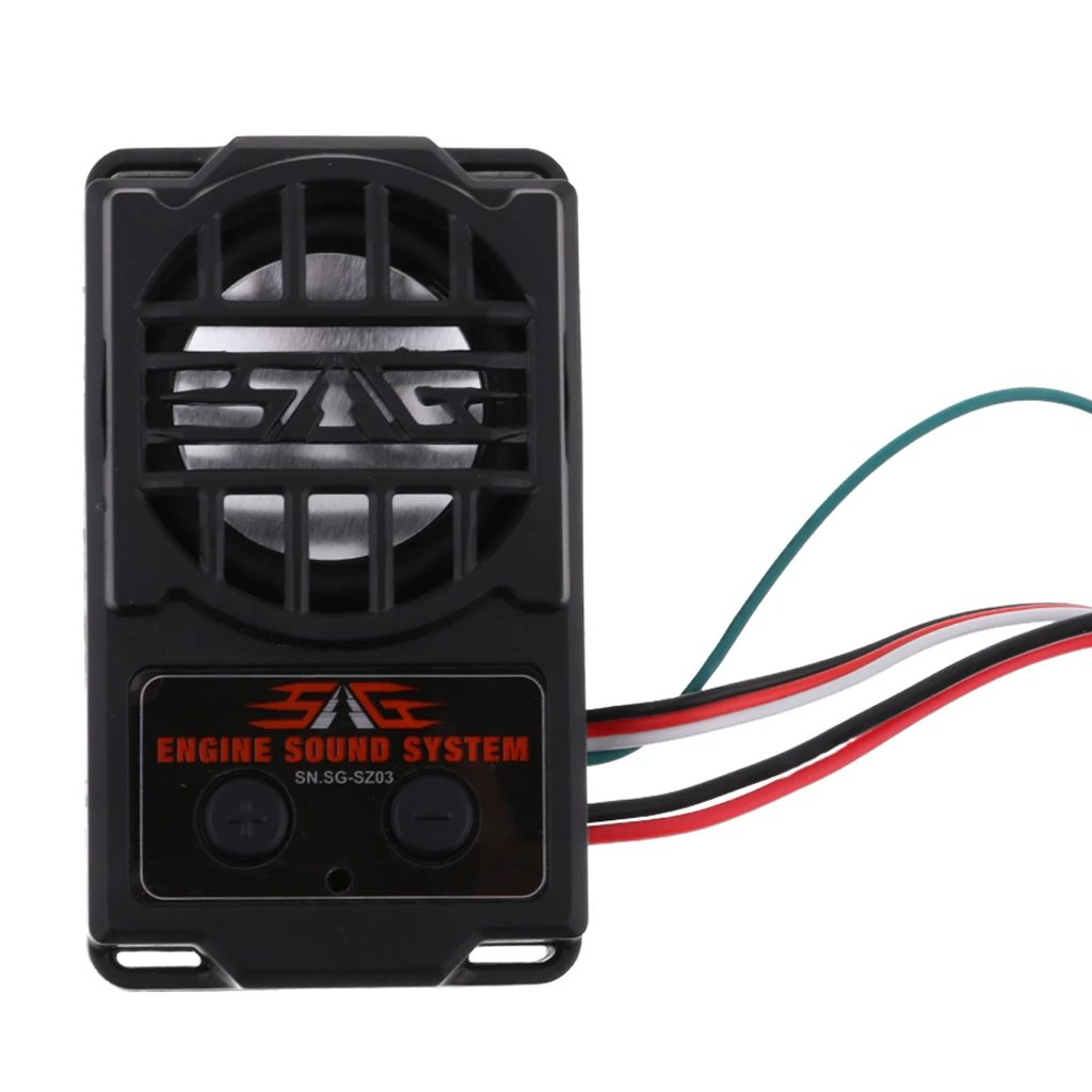 SG-SZ03 Real Engine Sound Simulator with Speaker for 1:10 RC Car Truck Crawler Drift Parts