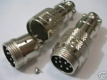 

50x 9 Pin Male Microphone Connector for Ham Radio B9P