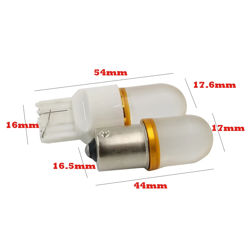 YSY Белый 1156 BA15S 1157 T20 7443 2835 9smd супер яркие светодиодные лампы силиконовые