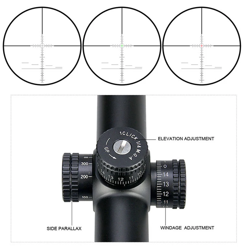 Прицел для ружья Новый CANIS LATRANS CL1 0286 3 12x4 наружный охотничий Пистолет Аксессуары