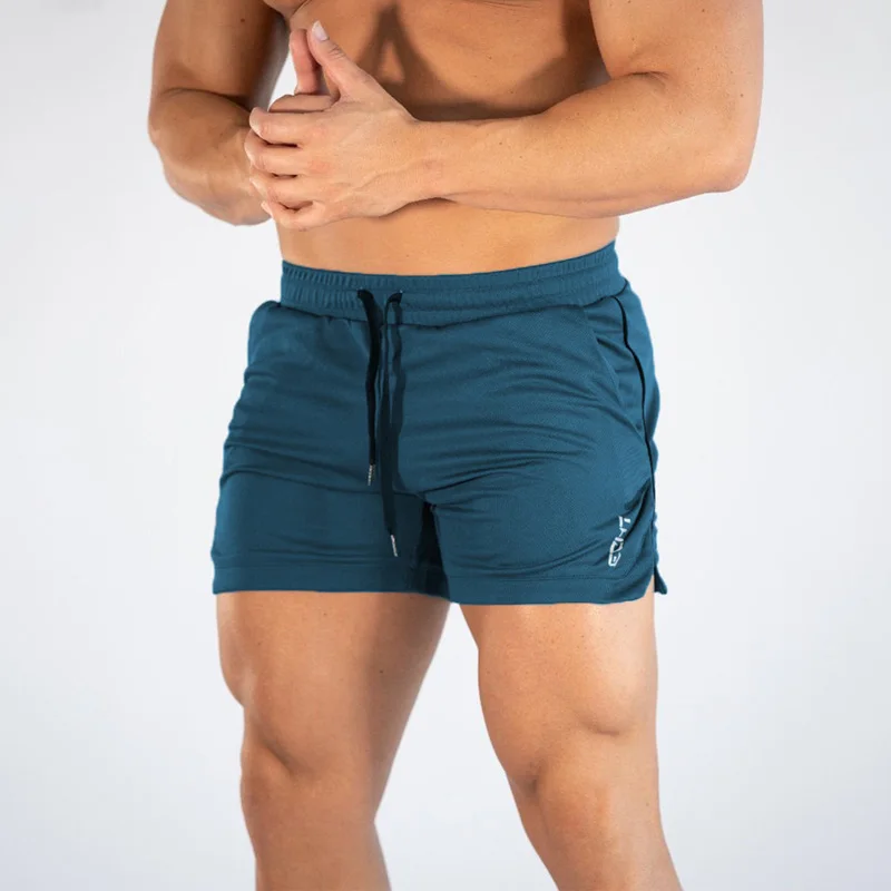 Брендовые мужские повседневные брюки летние дышащие Модные мужские шорты модные мужские спортивные штаны