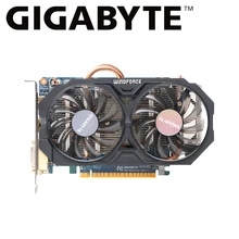 Gigabyte графическая карта gtx 750 ti 2 Гб GV-N75TOC-2GI NVIDIA GeForce GTX 750 Ti GPU GDDR5 128-bit 2 ГБ для pc Gamer видеоигры карты