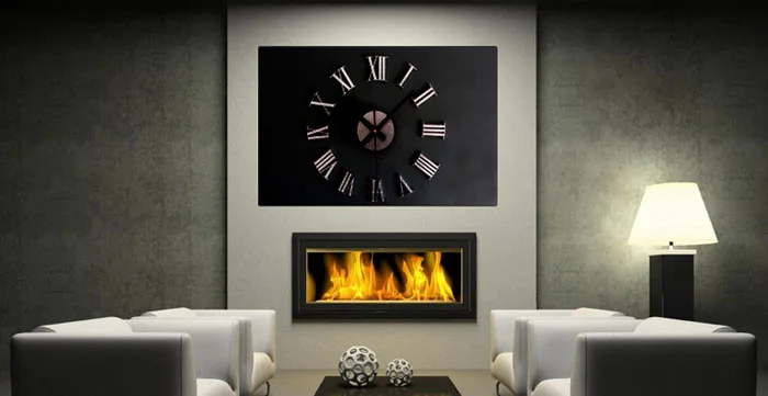 

Creative wall clock DIY luxury 3D wall clock home art decorative clock retro three-dimensional imitation metal color L523