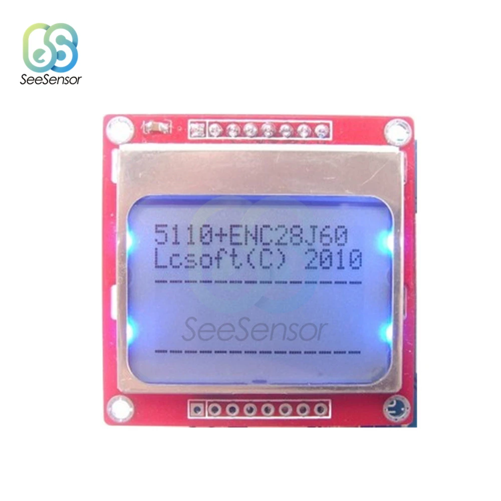 84*48 LCD Module Blue Backlight Adapter PCB for Nokia 5110 84*48 LCD Module Blue Backlight Adapter PCB for Nokia 5110