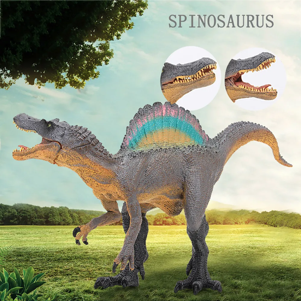 

2019 Educational Simulated Spinosaurus Model Cartoon Toy Best For Kids Children 6.3