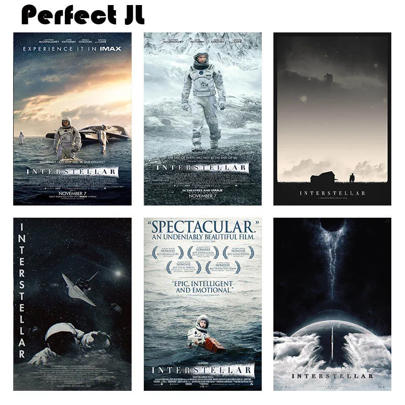Межзвездный домашний декор декоративный белый бумажный постер с покрытием