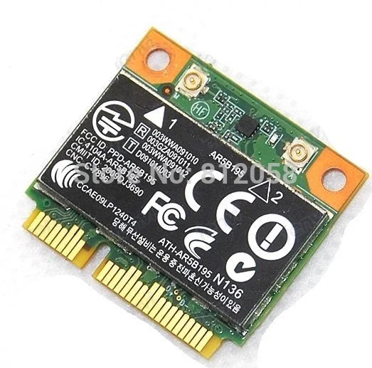 Ssea для Atheros ar5b195 Половина Mini pci-e Wi-Fi Bluetooth 3.0 Беспроводной карты для HP CQ43 CQ57 MINI110 210 dv4 G4 g6 593127-001