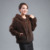 New mink fur coat women's long-sleeve top fashion all-match Mink knit jacket mink knitted fur coat Free shipping #2