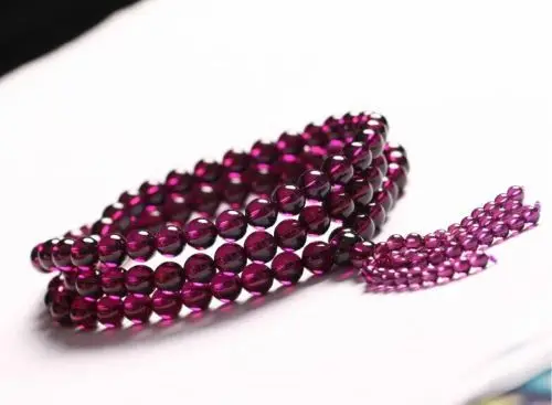

ddh001429 genuine Purple Stone garnet lady necklace natural chain pendant bead 28% Discount