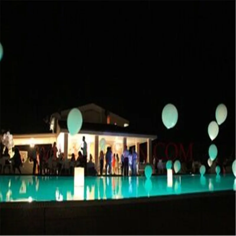 

LED Balloon light neon tube lights 50pcs/lot Multi Colors Paper Lanterns Balloons Lights for wedding Party decoration